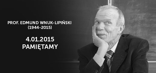 Trzecia rocznica śmierci prof. Edmunda Wnuk-Lipińskiego
