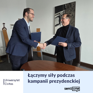 SentiOne i Uniwersytet Civitas łączą siły w czasie polskiej kampanii prezydenckiej.
