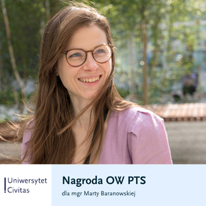 Nagroda PTS dla absolwentki Uniwersytetu Civitas